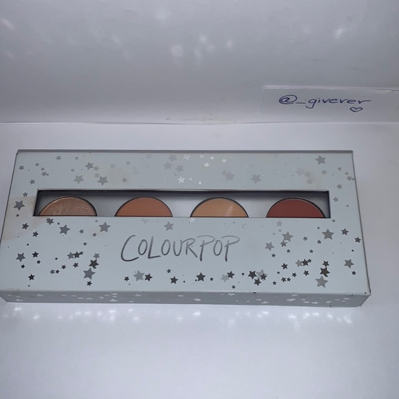 Low Key Colourpop 4 Pan Eyeshadow Palette W Stars - Picture 6 of 13